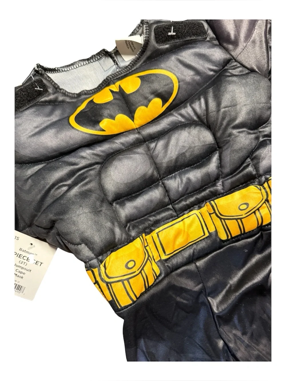 Brand New Batman Costume DC Comics by Rubies Complete 3 Piece Kids Toddler 2T